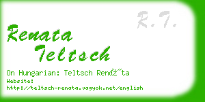 renata teltsch business card